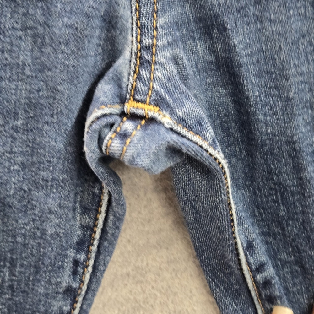 Levi's 501 Men Jeans 34X32 Blue Denim Straight Button‎ Fly 28" Inseam - Picture 10 of 16